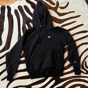 Champion Reverse Weave Hoodie and jogger set in black